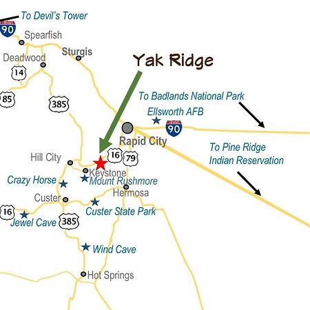 Yak Ridge Cabins And Farmstead By Mount Rushmore Willa Keystone Zewnętrze zdjęcie