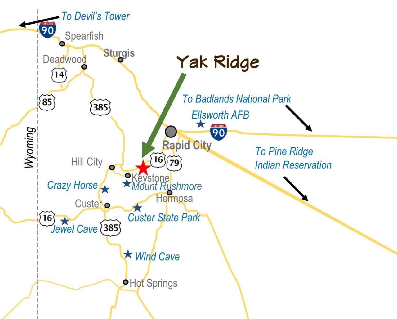 Yak Ridge Cabins And Farmstead By Mount Rushmore Willa Keystone Zewnętrze zdjęcie